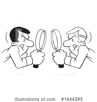 Magnifying Glass Clipart #1644393 by Johnny Sajem