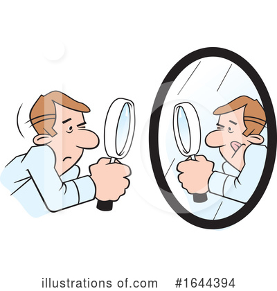 Royalty-Free (RF) Magnifying Glass Clipart Illustration by Johnny Sajem - Stock Sample #1644394