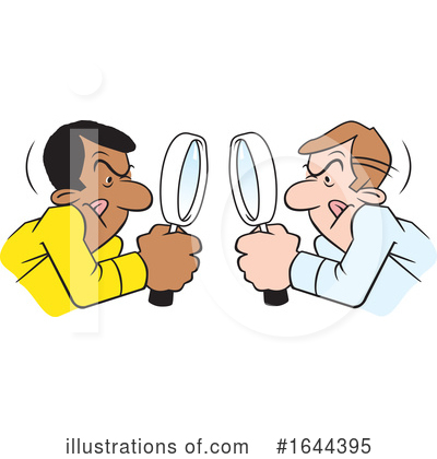Royalty-Free (RF) Magnifying Glass Clipart Illustration by Johnny Sajem - Stock Sample #1644395
