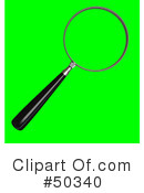 Magnifying Glass Clipart #50340 by Frank Boston