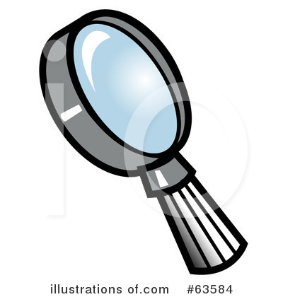 Royalty-Free (RF) Magnifying Glass Clipart Illustration by Andy Nortnik - Stock Sample #63584