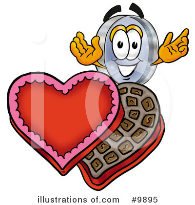 Royalty-Free (RF) Magnifying Glass Clipart Illustration by Mascot Junction - Stock Sample #9895