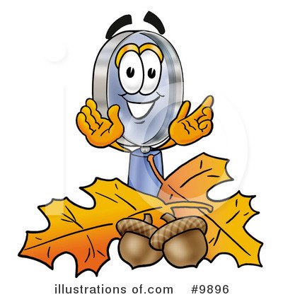 Royalty-Free (RF) Magnifying Glass Clipart Illustration by Mascot Junction - Stock Sample #9896