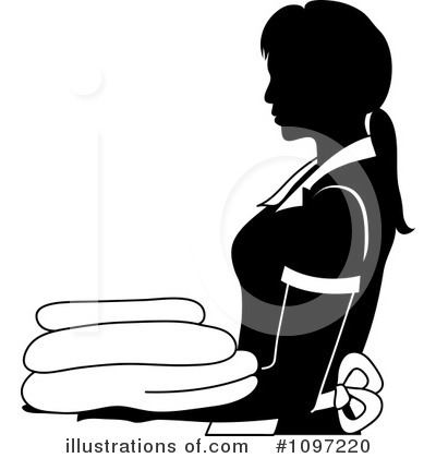 Royalty-Free (RF) Maid Clipart Illustration by Pams Clipart - Stock Sample #1097220