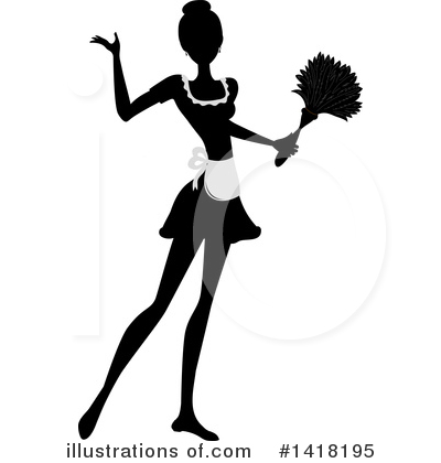 Dusting Clipart #1418195 by Pams Clipart