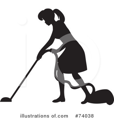 Royalty-Free (RF) Maid Clipart Illustration by Rosie Piter - Stock Sample #74038
