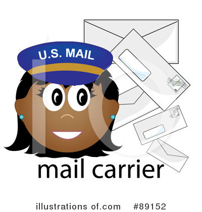 Mail Carrier Clipart #89152 by Pams Clipart