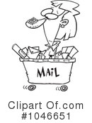 Mail Clipart #1046651 by toonaday