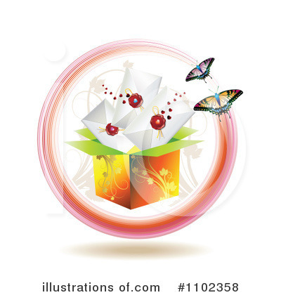Royalty-Free (RF) Mail Clipart Illustration by merlinul - Stock Sample #1102358