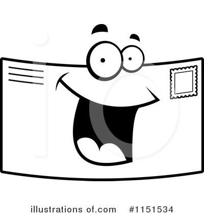 Royalty-Free (RF) Mail Clipart Illustration by Cory Thoman - Stock Sample #1151534
