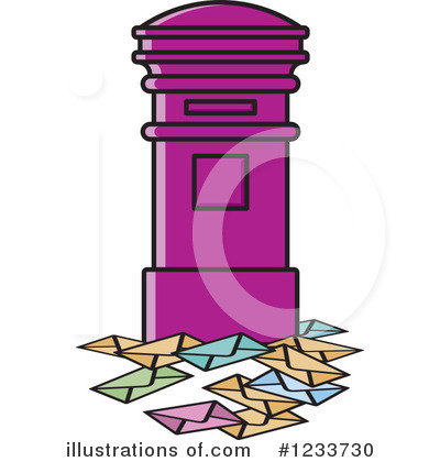 Royalty-Free (RF) Mail Clipart Illustration by Lal Perera - Stock Sample #1233730