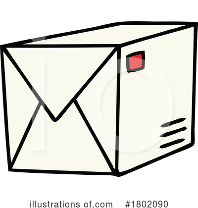 Royalty-Free (RF) Mail Clipart Illustration by lineartestpilot - Stock Sample #1802090