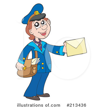 Royalty-Free (RF) Mail Clipart Illustration by visekart - Stock Sample #213436