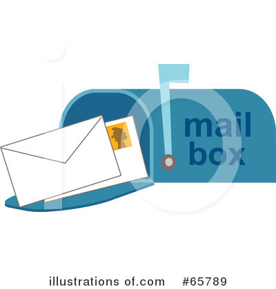 Royalty-Free (RF) Mail Clipart Illustration by Prawny - Stock Sample #65789
