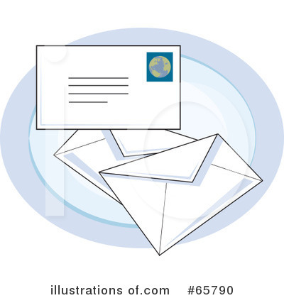 Royalty-Free (RF) Mail Clipart Illustration by Prawny - Stock Sample #65790