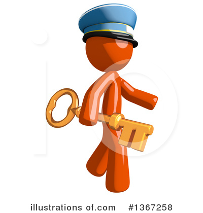 Royalty-Free (RF) Mail Man Clipart Illustration by Leo Blanchette - Stock Sample #1367258