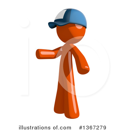 Royalty-Free (RF) Mail Man Clipart Illustration by Leo Blanchette - Stock Sample #1367279