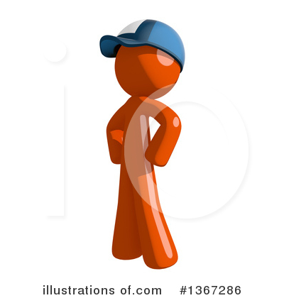 Royalty-Free (RF) Mail Man Clipart Illustration by Leo Blanchette - Stock Sample #1367286
