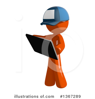 Royalty-Free (RF) Mail Man Clipart Illustration by Leo Blanchette - Stock Sample #1367289