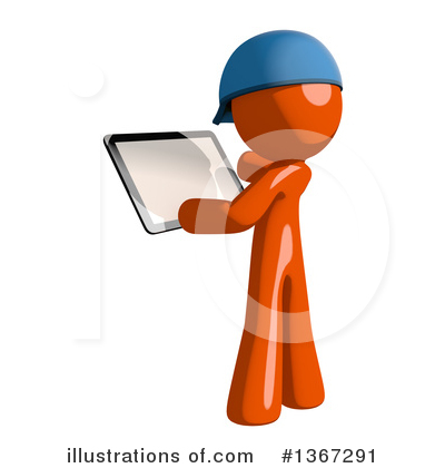 Royalty-Free (RF) Mail Man Clipart Illustration by Leo Blanchette - Stock Sample #1367291