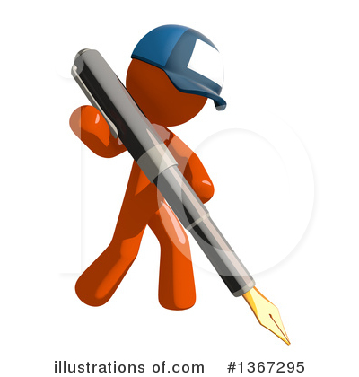 Royalty-Free (RF) Mail Man Clipart Illustration by Leo Blanchette - Stock Sample #1367295