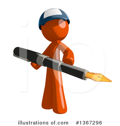 Royalty-Free (RF) Mail Man Clipart Illustration by Leo Blanchette - Stock Sample #1367296