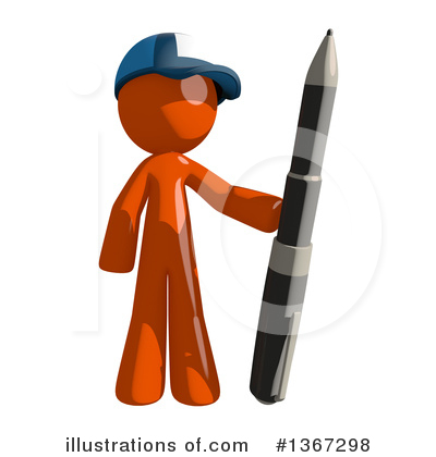 Royalty-Free (RF) Mail Man Clipart Illustration by Leo Blanchette - Stock Sample #1367298