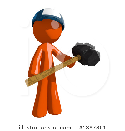 Royalty-Free (RF) Mail Man Clipart Illustration by Leo Blanchette - Stock Sample #1367301