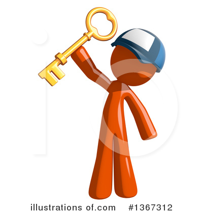 Royalty-Free (RF) Mail Man Clipart Illustration by Leo Blanchette - Stock Sample #1367312