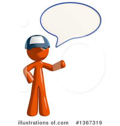 Royalty-Free (RF) Mail Man Clipart Illustration by Leo Blanchette - Stock Sample #1367319