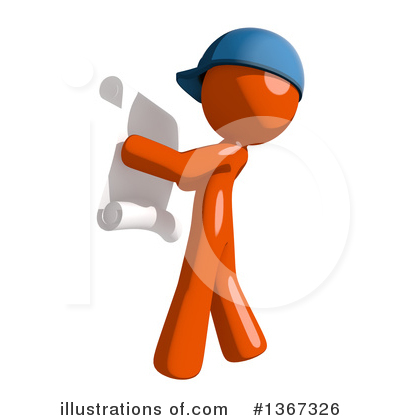 Royalty-Free (RF) Mail Man Clipart Illustration by Leo Blanchette - Stock Sample #1367326