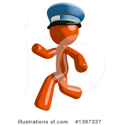 Royalty-Free (RF) Mail Man Clipart Illustration by Leo Blanchette - Stock Sample #1367337