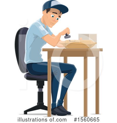 Worker Clipart #1560665 by Vector Tradition SM
