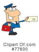 Mail Man Clipart #77830 by Hit Toon