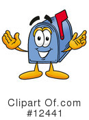 Mailbox Character Clipart #12441 by Mascot Junction