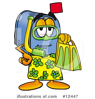 Royalty-Free (RF) Mailbox Character Clipart Illustration by Mascot Junction - Stock Sample #12447