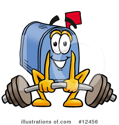 Royalty-Free (RF) Mailbox Character Clipart Illustration by Mascot Junction - Stock Sample #12456