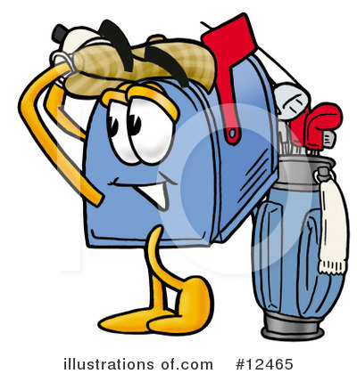 Royalty-Free (RF) Mailbox Character Clipart Illustration by Mascot Junction - Stock Sample #12465