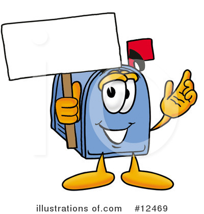 Royalty-Free (RF) Mailbox Character Clipart Illustration by Mascot Junction - Stock Sample #12469