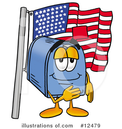 Royalty-Free (RF) Mailbox Character Clipart Illustration by Mascot Junction - Stock Sample #12479
