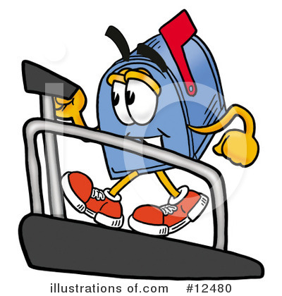 Royalty-Free (RF) Mailbox Character Clipart Illustration by Mascot Junction - Stock Sample #12480