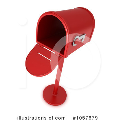 Royalty-Free (RF) Mailbox Clipart Illustration by BNP Design Studio - Stock Sample #1057679