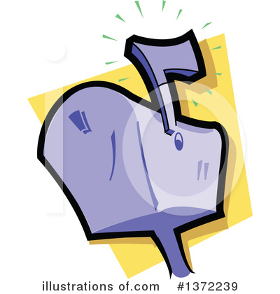 Mailbox Clipart #1372239 by Clip Art Mascots