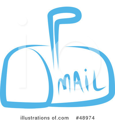Royalty-Free (RF) Mailbox Clipart Illustration by Prawny - Stock Sample #48974