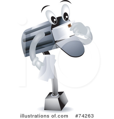 Royalty-Free (RF) Mailbox Clipart Illustration by BNP Design Studio - Stock Sample #74263