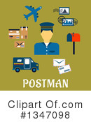 Mailman Clipart #1347098 by Vector Tradition SM