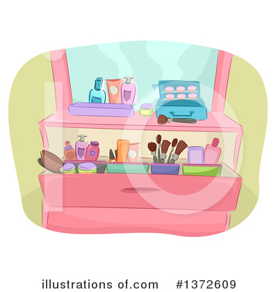 Beauty Products Clipart #1372609 by BNP Design Studio