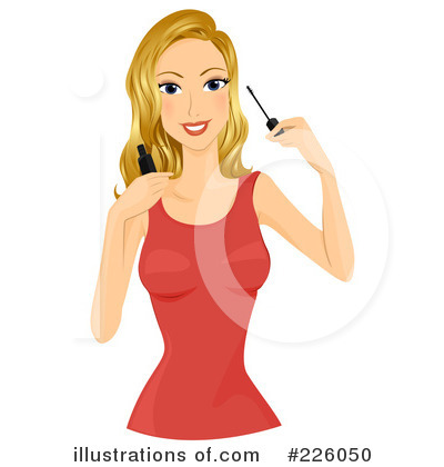 Royalty-Free (RF) Makeup Clipart Illustration by BNP Design Studio - Stock Sample #226050