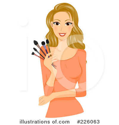 Royalty-Free (RF) Makeup Clipart Illustration by BNP Design Studio - Stock Sample #226063