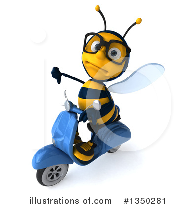 Male Bee Clipart #1350281 by Julos